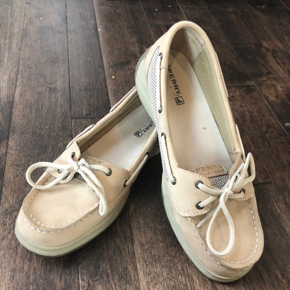 Sperry Shoes - Sperry Women's Topsider Ivory Laguna Loafers - 6M